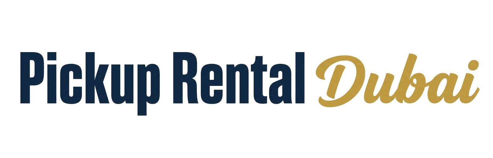 Rental Pickup Dubai Logo New