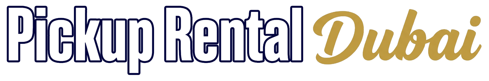 Rental Pickup Dubai Logo New